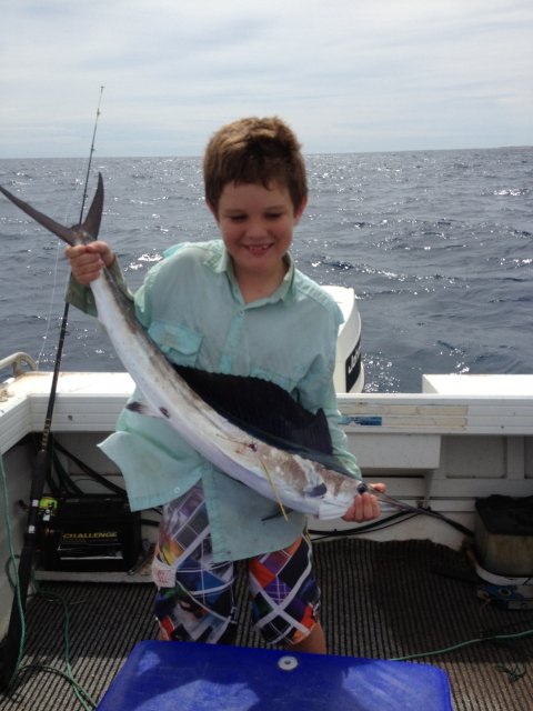 Alexs first Black Marlin